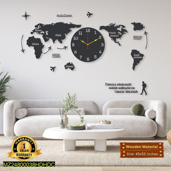 World Map Clock